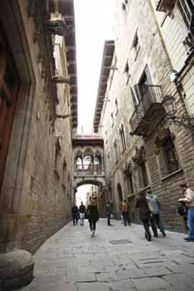 写真,素材,無料,フリー,フォト,クリエイティブ・コモンズ,風景,壁紙,Carrer del Bisbe en Barcelona, , , , 