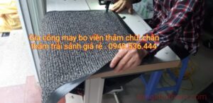 Gia công thảm nhựa rối dầy chùi chân