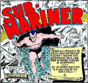 Sub-Mariner, c. 1940. Artist: Bill Everett.