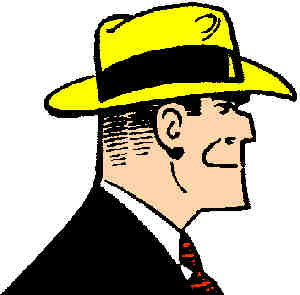 Dick Tracy, circa 1945. Artist: Chester Gould