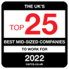 2022 Top 25 Best Mid Sized Companies