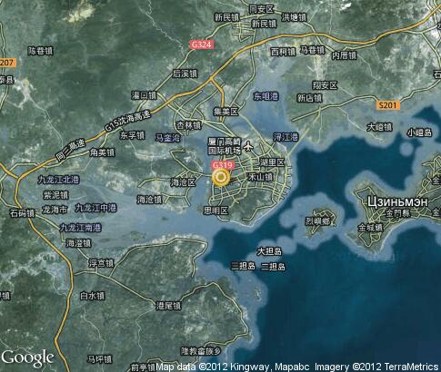 map: Xiamen