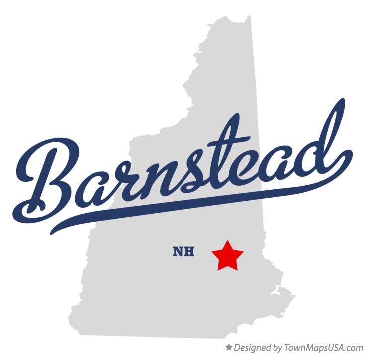 Map of Barnstead New Hampshire NH