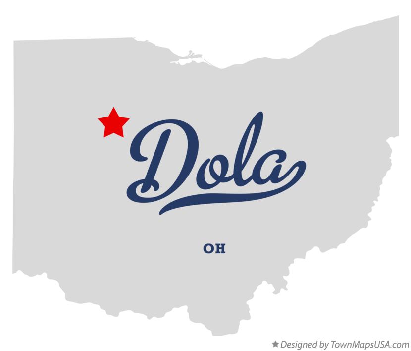 Map of Dola Ohio OH