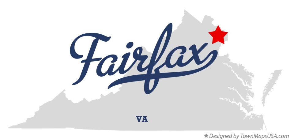 Fairfax va map