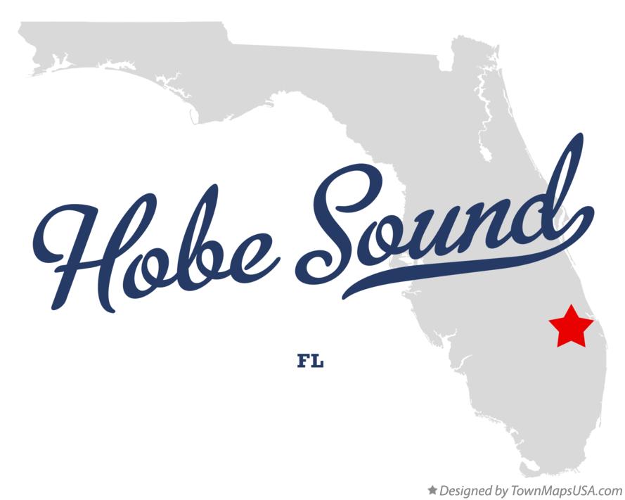 Map of Hobe Sound Florida FL