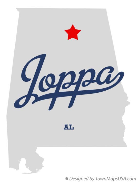 Map of Joppa Alabama AL