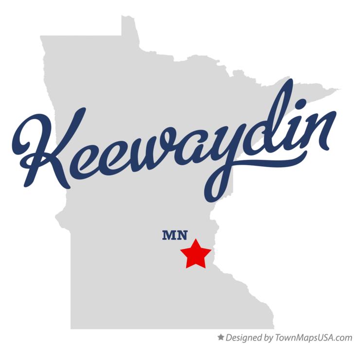 Map of Keewaydin Minnesota MN