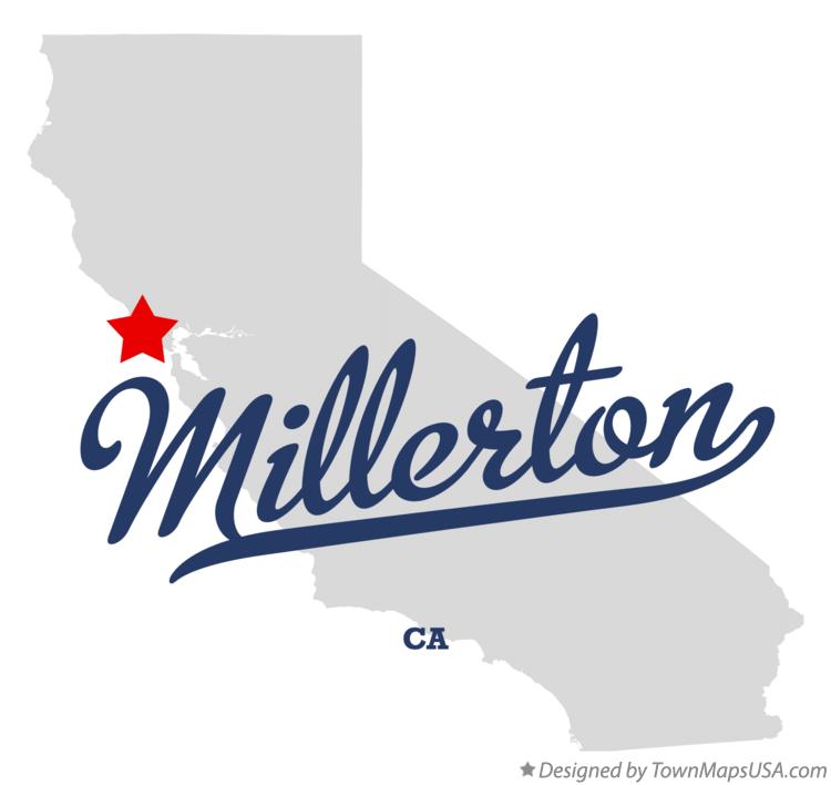 Map of Millerton California CA