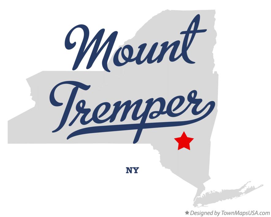 Map of Mount Tremper New York NY