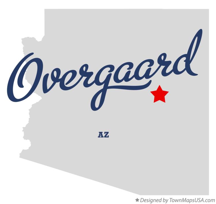 Map of Overgaard Arizona AZ