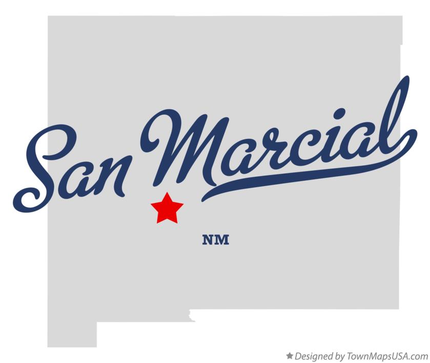 Map of San Marcial New Mexico NM