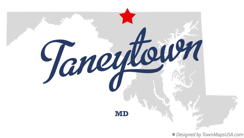 Map of Taneytown Maryland MD