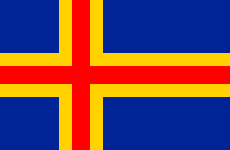 Åland islands / Ahvenanmaa - flag