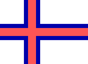 Faeroes / Faroes / ilhas Faroe / Färöer / Tündérország / Fareru salas - flag - merkið