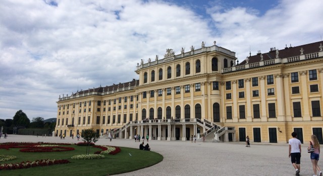 The Schonnbrun Palace as its finest  I particularly love the gardens of this place but the entire Palace is exceptionally charming 