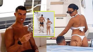 Cristiano Ronaldo 'manosea' a Georgina en público y enloquece a los fans