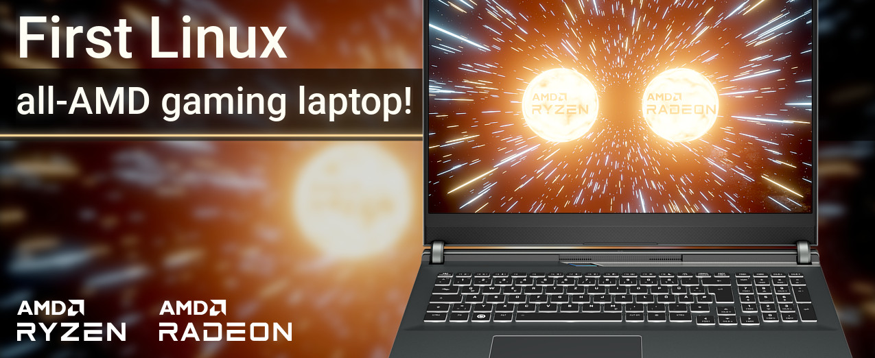 Das erste Linux-All-AMD-Gamingnotebook