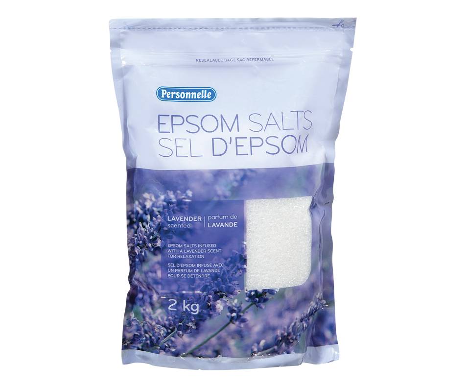 Personnelle sel d'epsom, 2 kg, lavande - epsom salts lavender (2 kg)