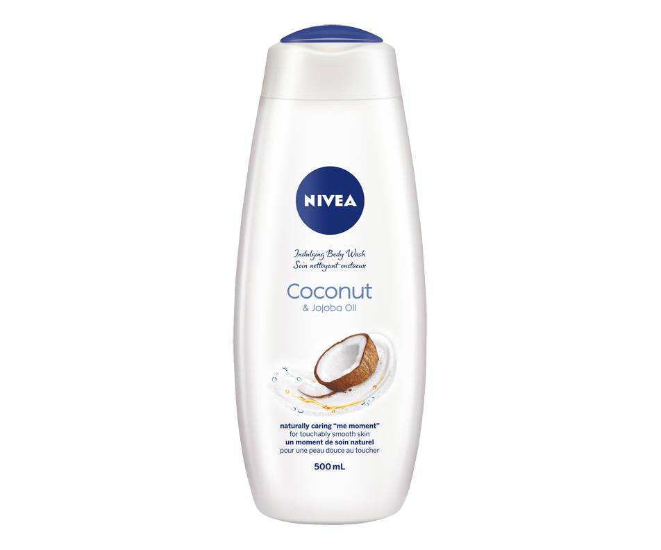 Nivea gel douche à l'huile de noix de coco et de jojoba (6 x 500 ml) - coconut & jojoba oil body wash (500 ml)