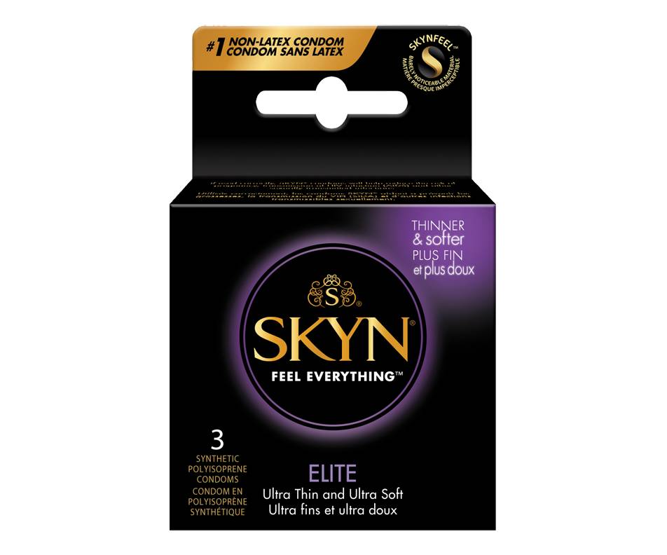 Lifestyles skyn elite condoms en polyisoprène synthétique (3 unités) - skyn elite synthetic polyisoprene condoms (3 units)