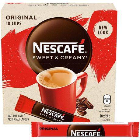 Nescafé mélange de café instantané original doux et crémeux (18x19g) - sweet and creamy coffee (342 g)