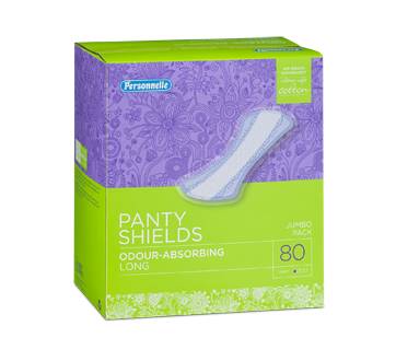 Personnelle protège-dessous anti-odeurs longs (80 unités, léger) - panty shields odour-absorbing long (80 units, light)