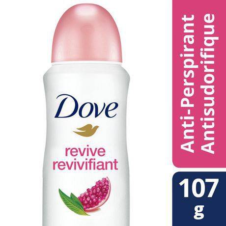 Dove antisudorifique unisexe en vaporisateur à sec revive (107 g) - unisex revive dry spray antiperspirant (107 g)