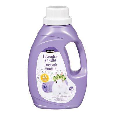 Selection assouplisseur de tissus liquide au parfum de lavande vanille (48 brassées-1,6l) - lavender vanilla liquid fabric softener (48 loads-1.6 l)