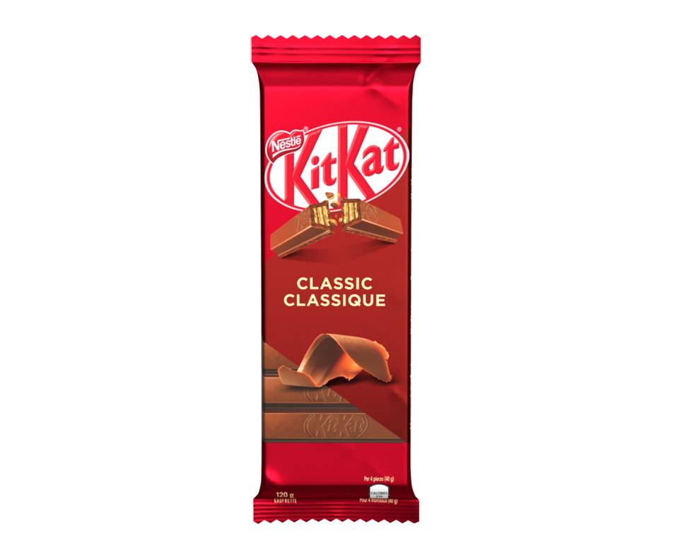 Kit kat kit kat classique (120 g) - classic chocolate bar (120 g)