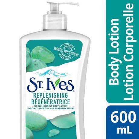 St. ives st. ives replenishing mineral therapy lotion pour le corps (600ml) - replenishing mineral therapy body lotion (600 ml)