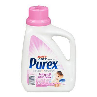 Purex baby soft hypoallergène - baby soft laundry liquid detergent (1.47 l)