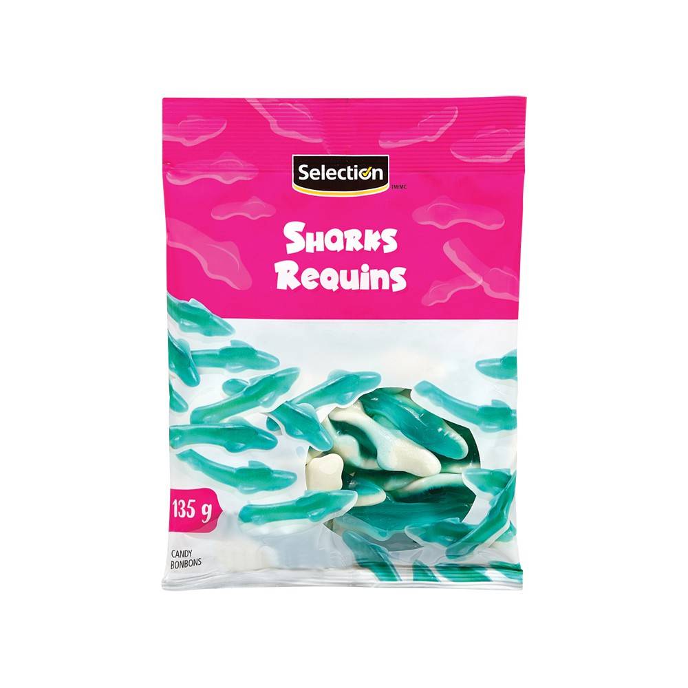 Selection bonbons requins (135 g) - sharks candy (135 g)
