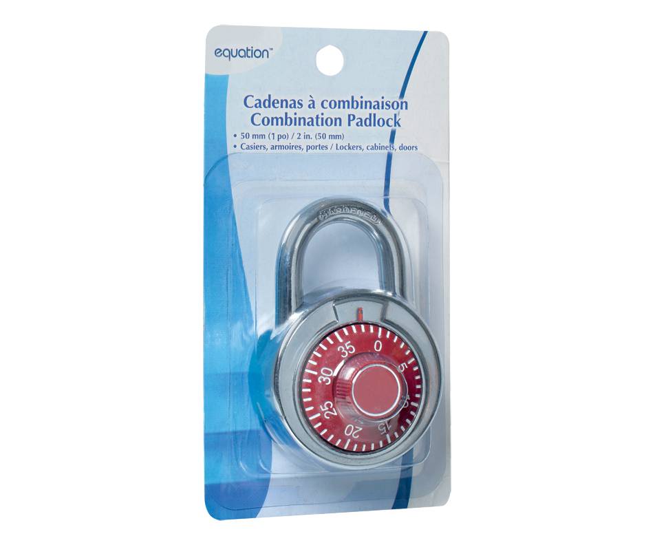 Equation cadenas à combinaison (1 unité) - combinaison padlock (1 unit)