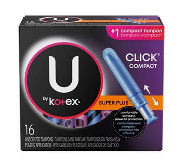 U by kotex super plus sans parfum (16 un.) - super prem clk tampon supr plus (16 units)