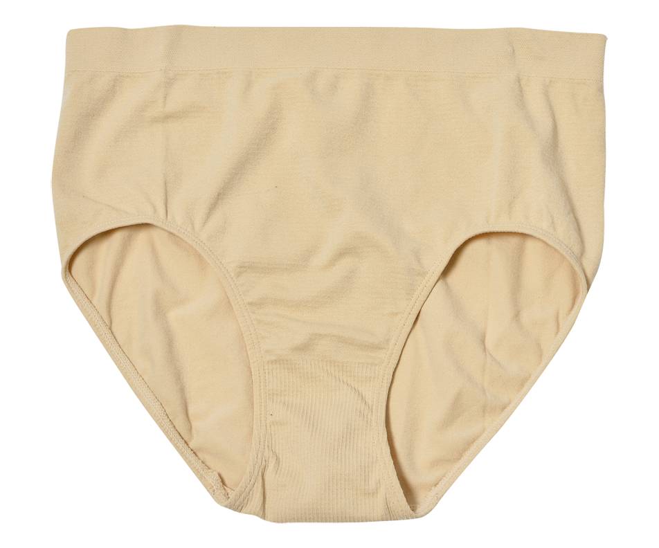 Styliss culotte à taille haute pour femme (1 unité, très très grand, beige) - ladies' high waist panty (1 unit, extra extra large, beige)
