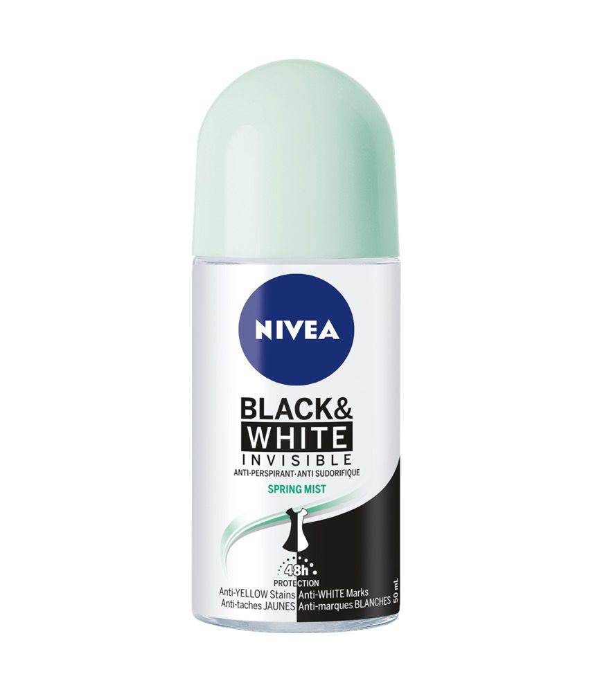 Nivea antisudorifique à bille invisible spring mist (50ml) - invisible b&w spring mist deodorant roll-on (50 ml)