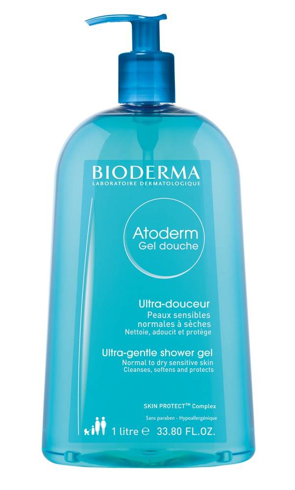 Bioderma gel douche atoderm, bonus (1l) - atoderm ultra-gentle shower gel (1 l)