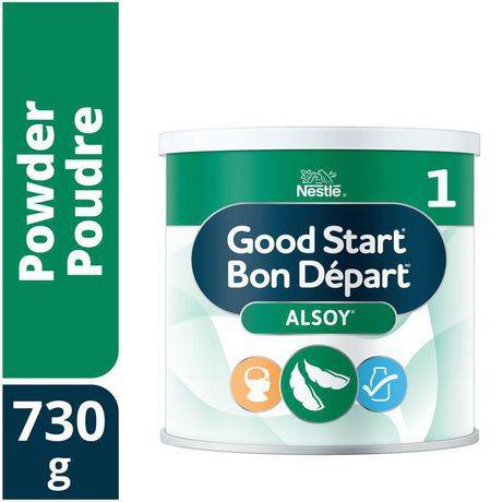 Préparation pour nourrissons nestlé bon départ alsoy, en poudre (730 g) - nestlé good start 2 alsoy w/ prosoya-blend powder baby formula - new look (730 g)