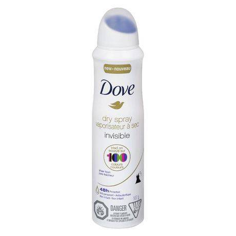 Dove antisudorifique (170 g) - spray invisible antiperspirant deodorant (107g)