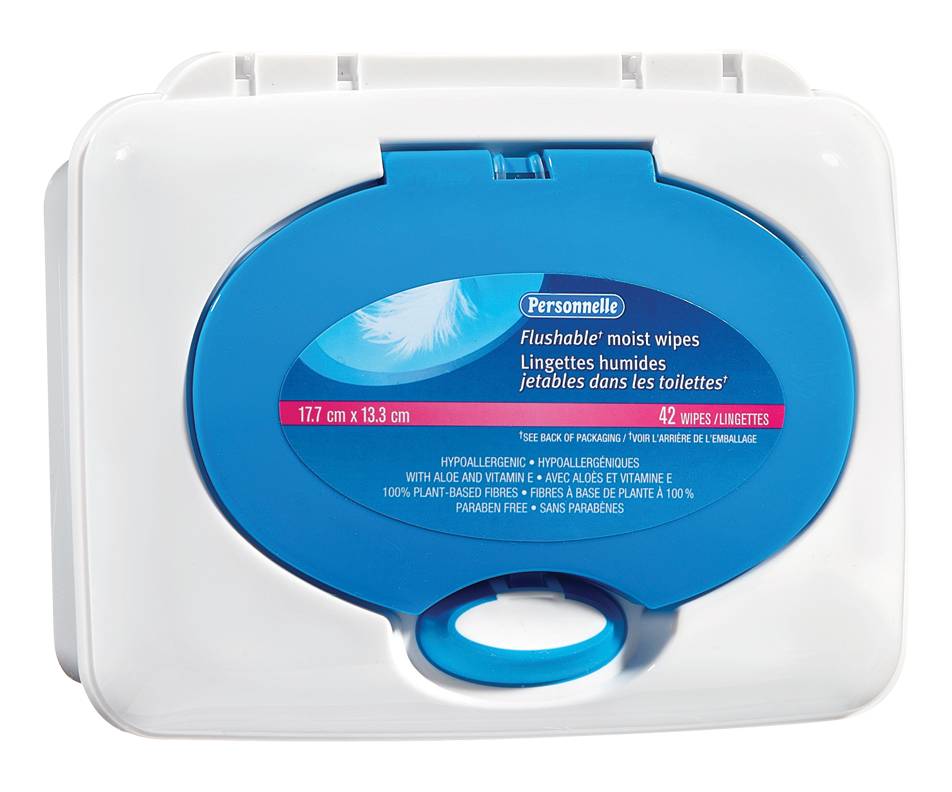 Pers Lingette Jetable Humide - Pers Flushable Wipes Moisture