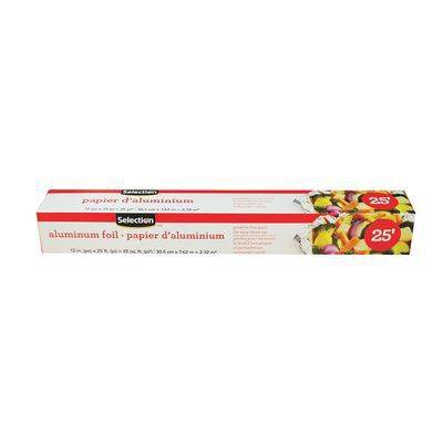 Selection papier d'aluminium (7,62 m) - aluminum foil (7.62m)