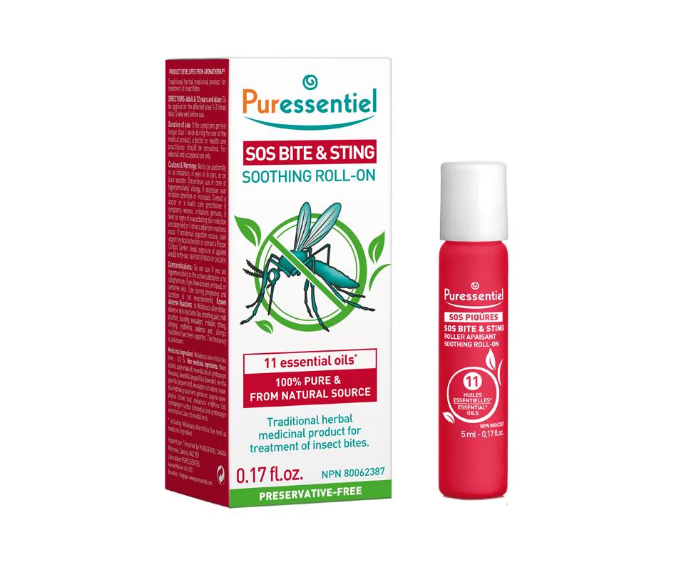 Puressentiel sos piqûres roller apaisant (5 ml) - sos bite & sting soothing roll-on (5 ml)