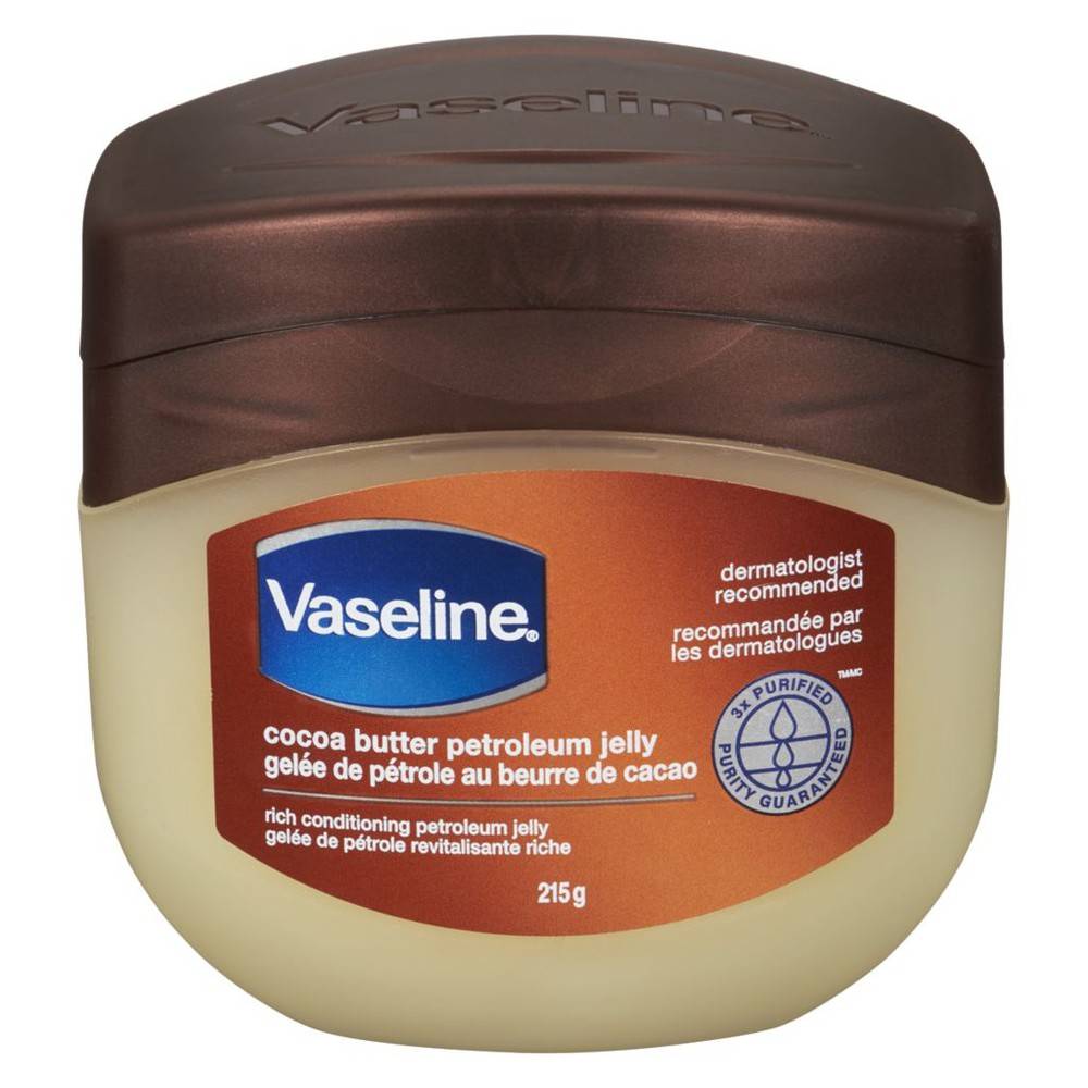 Vaseline gel�ée de pétrole au beurre de cacao (215 g) - petroleum jelly, cocoa butter (215 g)