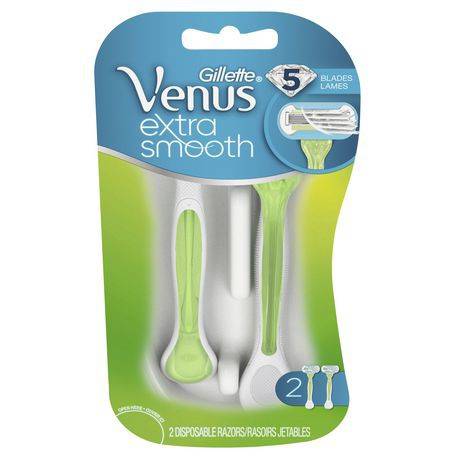 Gillette venus paquet-prime de rasoirs jetables pour femmes gillette venus embrace (2 unités) - embrace women's disposable razor (2 pieces)