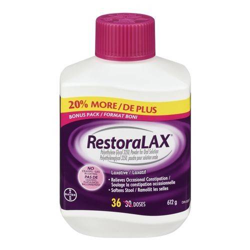 Restoralax laxative powder - laxative powder (612 g)