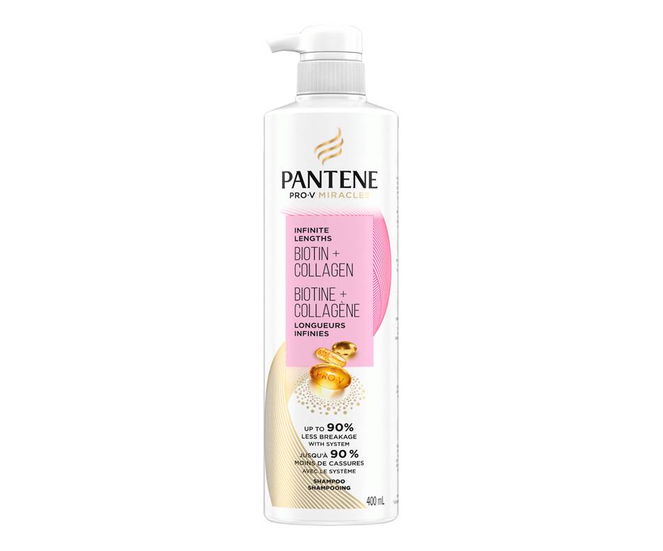 Pantene pro-v shampooing biotine collagene longueurs infinies