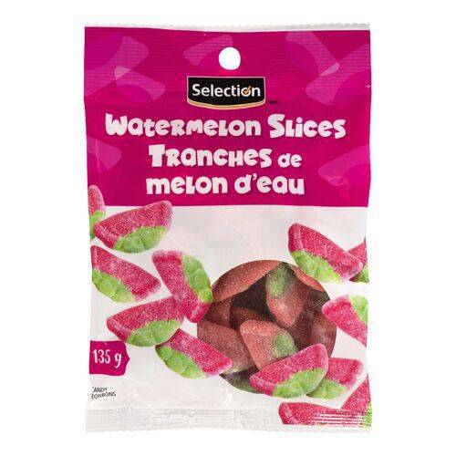 Selection candy à tranches de pastèque (135 g) - watermelon slices candy (135 g)