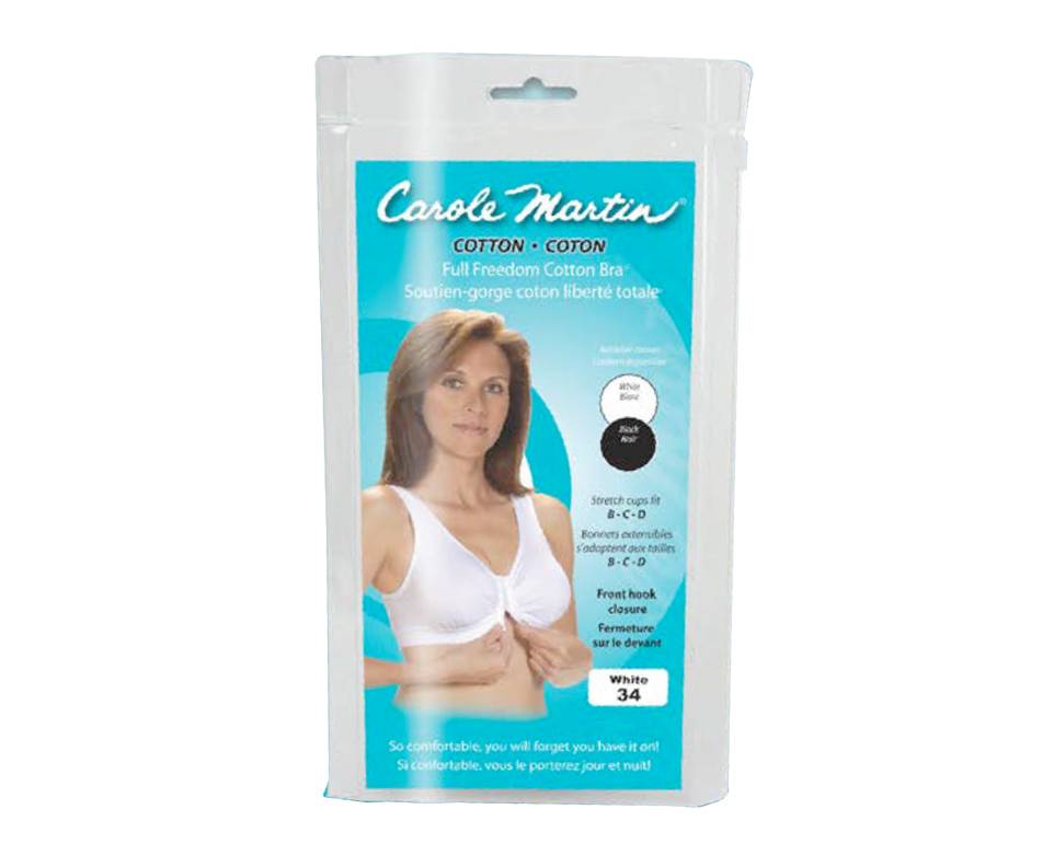 Carole martin soutien-gorge en coton (1 unité, 42, blanc) - cotton comfort bra (1 unit, 42, white)