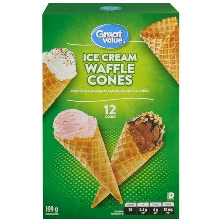 Great Value Waffle Cones (199 g)